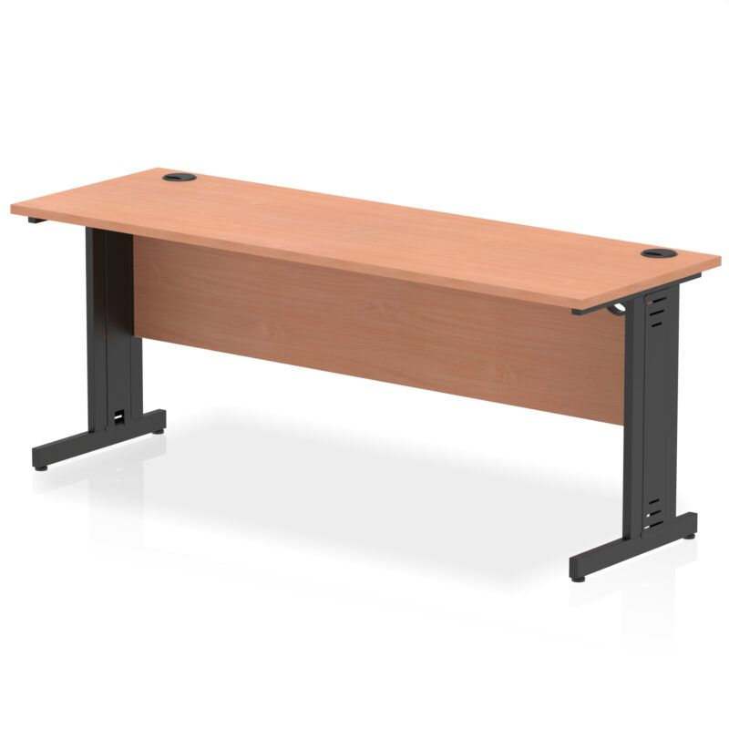 Surge 1800mm Slimline Desk Cable Managed Leg - Image 16