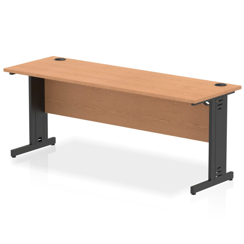 Surge 1800mm Slimline Desk Cable Managed Leg - Image 19