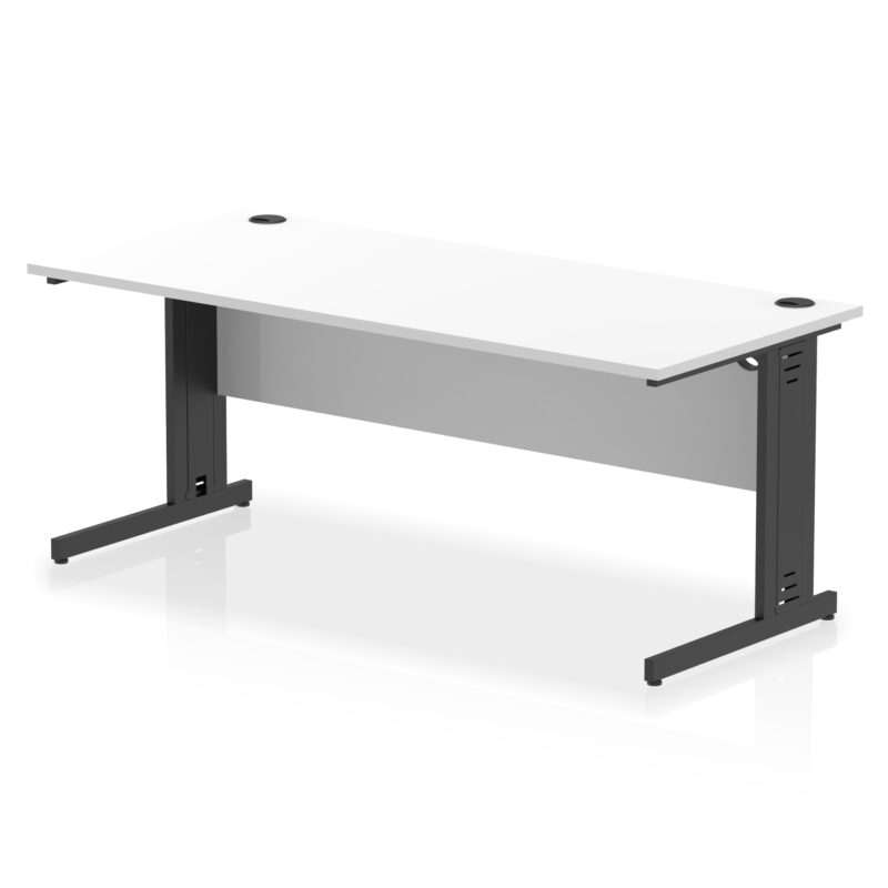 Surge 1800mm Straight Desk Cable Managed Leg - Image 105