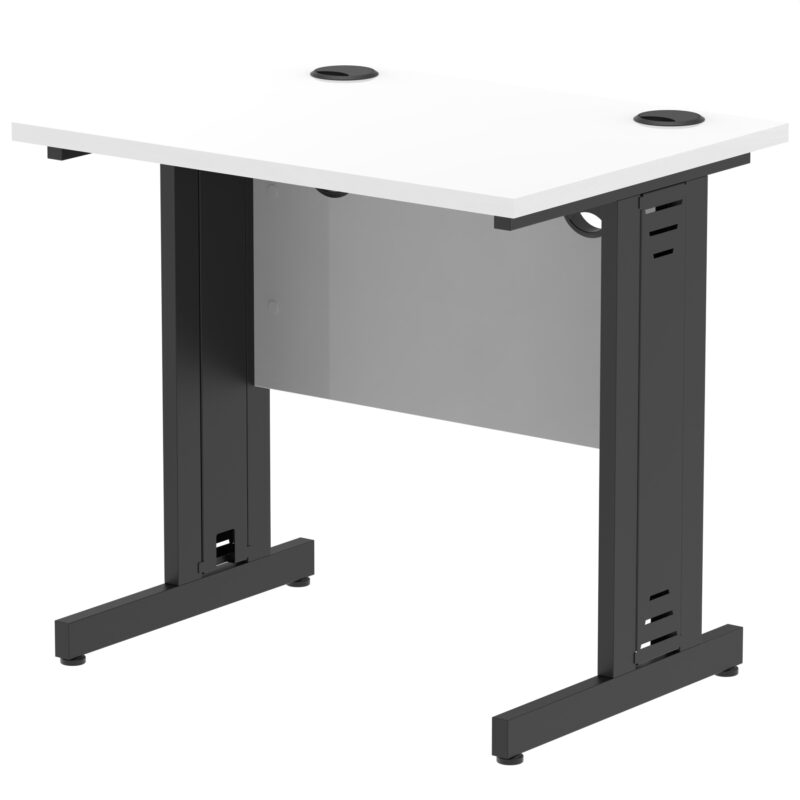 Surge 800mm Slimline Desk Cable Managed Leg - Image 21