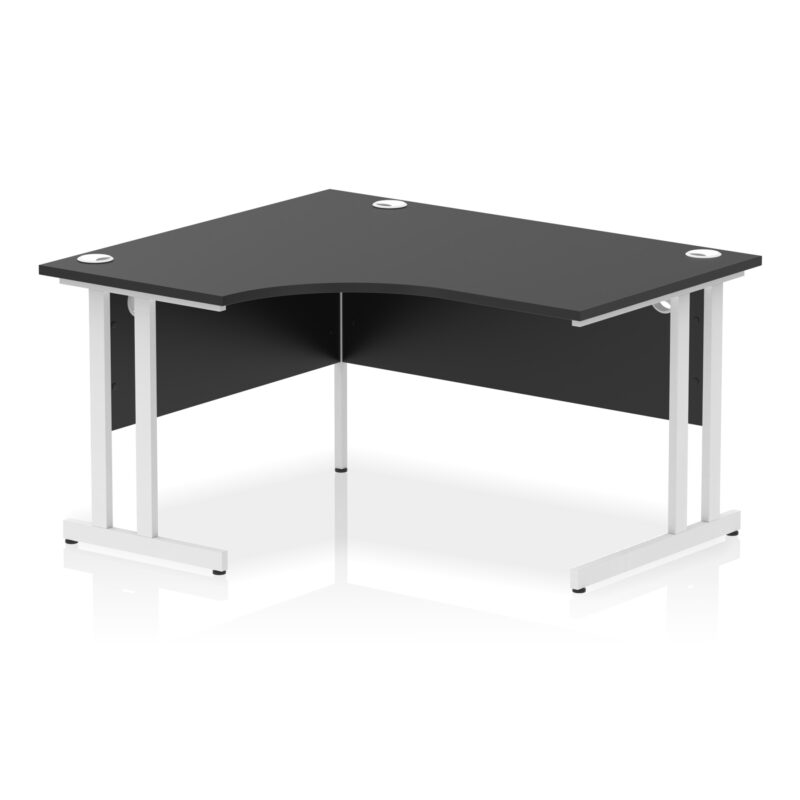 Surge 1400mm Left Crescent Desk Cantilever Leg - Image 21