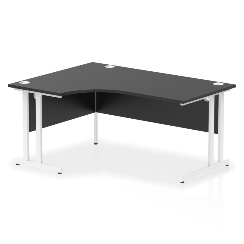 Surge 1600mm Right Crescent Desk Cantilever Leg - Image 21
