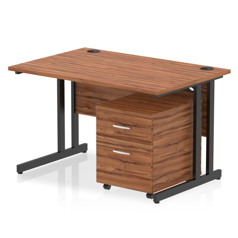 Surge 1200mm Cantilever Straight Desk With Mobile Pedestal - Image 31