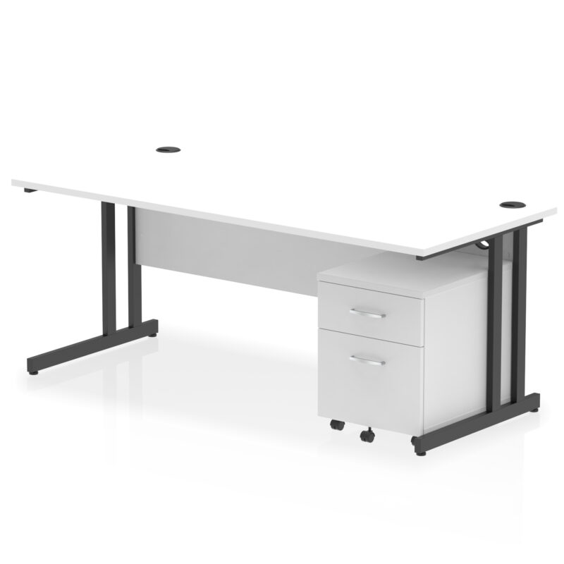Surge 1800mm Cantilever Straight Desk With Mobile Pedestal - Image 30