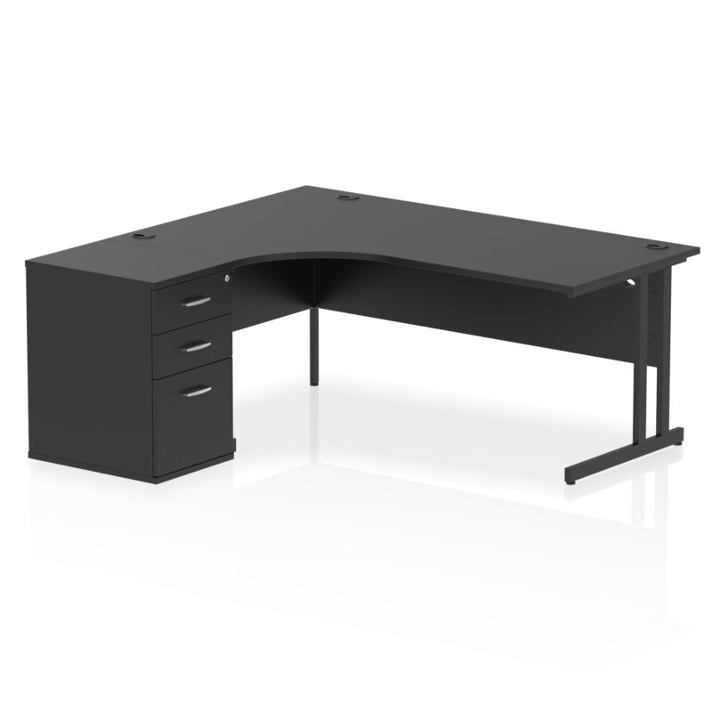 Surge 1800mm Cantilever Left Crescent Desk Workstation - Image 37