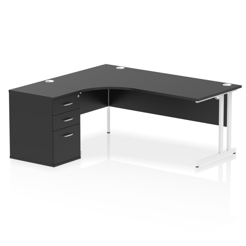 Surge 1800mm Cantilever Left Crescent Desk Workstation - Image 39