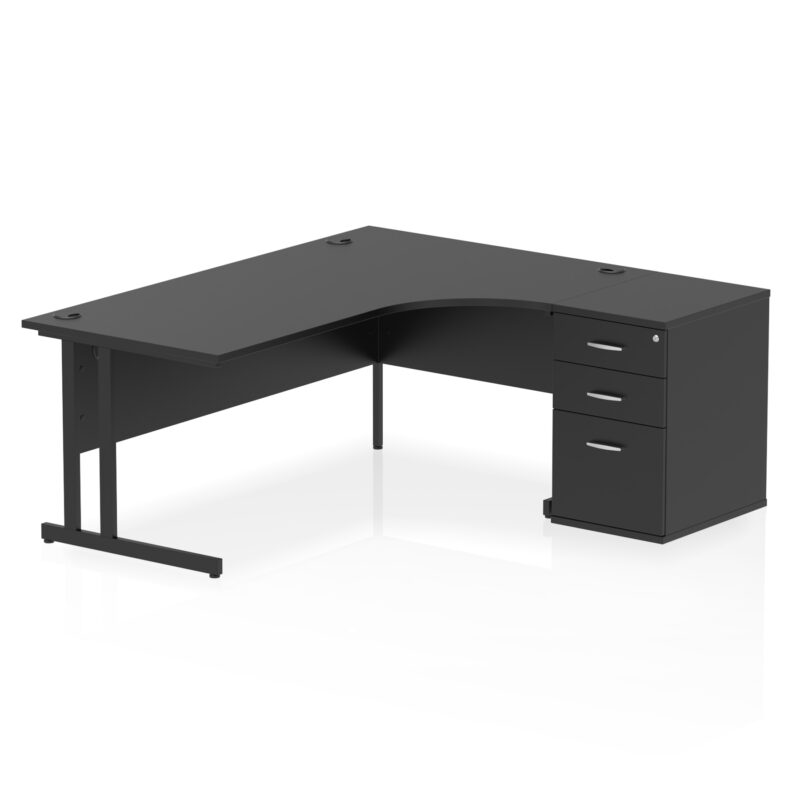 Surge 1800mm Cantilever Right Crescent Desk Workstation - Image 37