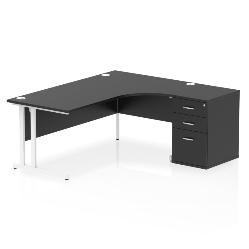 Surge 1800mm Cantilever Right Crescent Desk Workstation - Image 39