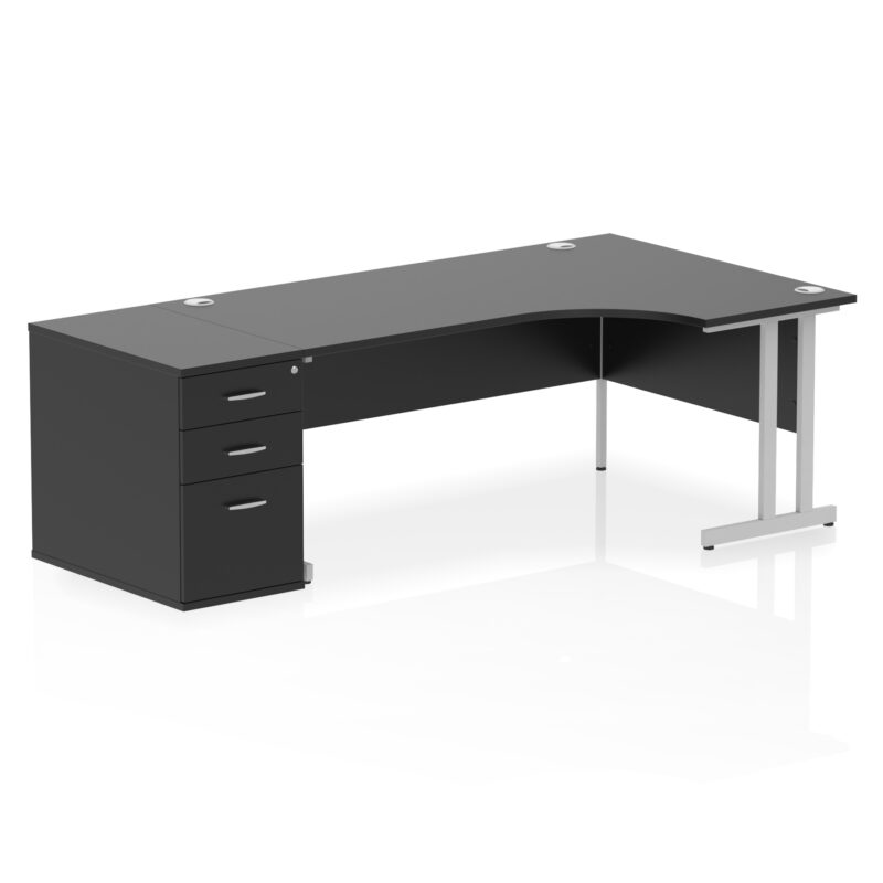 Surge 1800mm Cantilever Right Crescent Desk Workstation - Image 41