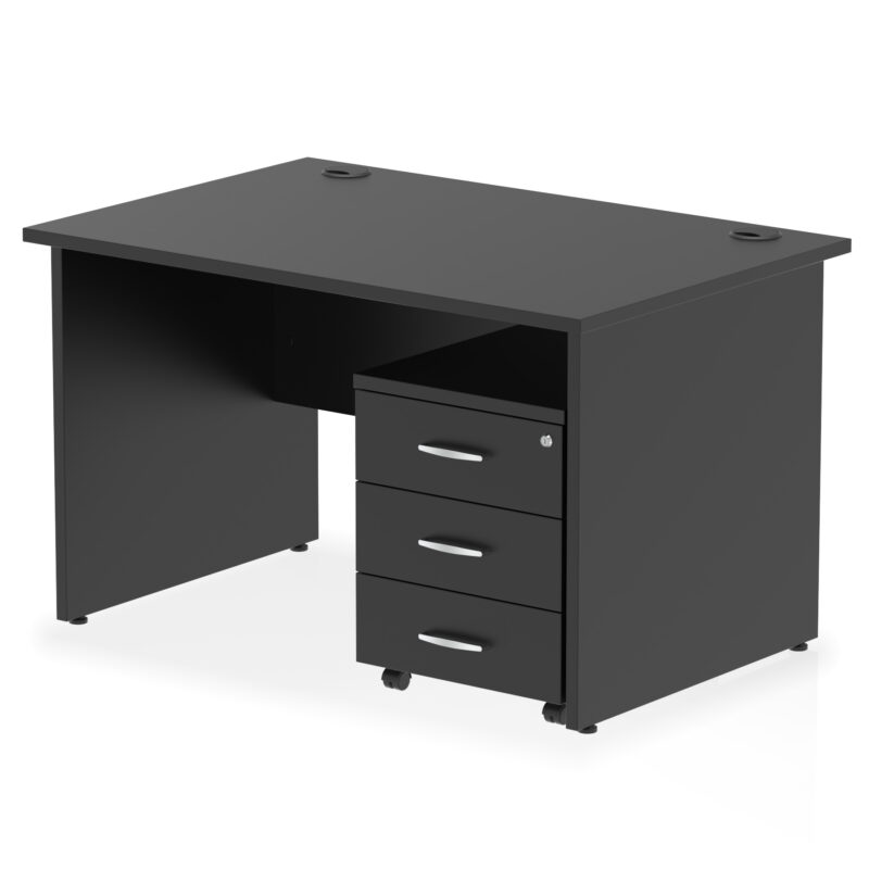 Surge Panel End Straight Desk With Mobile Pedestal - Image 50
