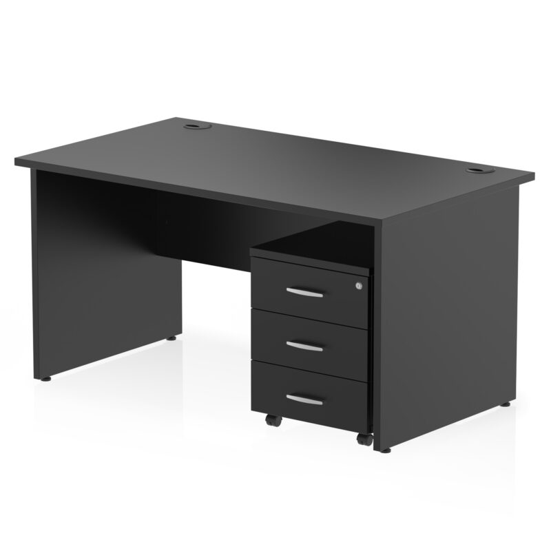 Surge Panel End Straight Desk With Mobile Pedestal - Image 52