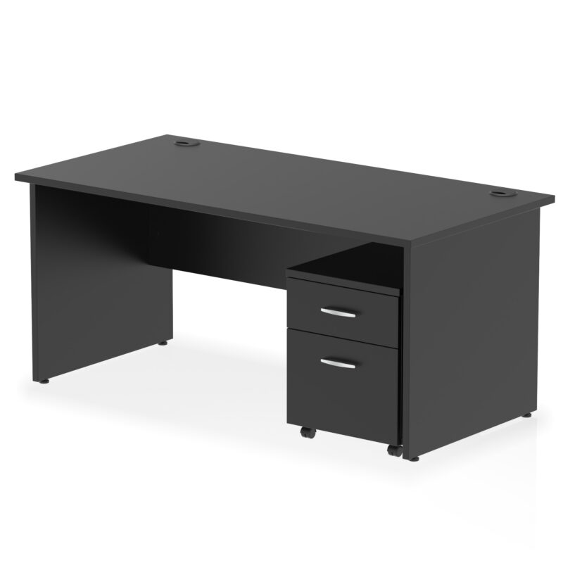 Surge Panel End Straight Desk With Mobile Pedestal - Image 53
