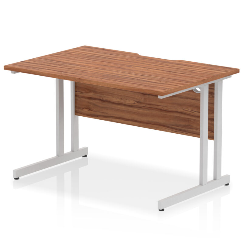 Surge Scalloped Edge 1200mm Straight Desk Cantilever Leg - Image 15