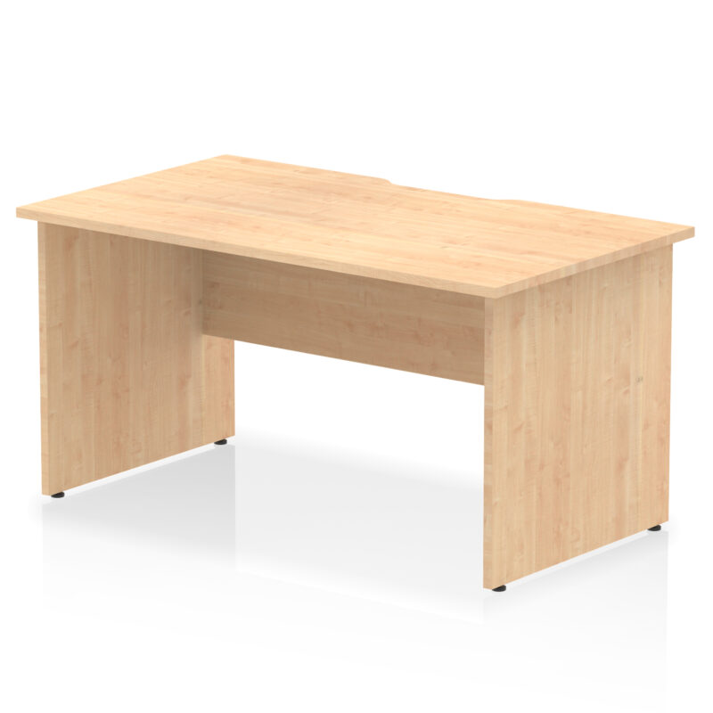 Surge Scalloped Edge 1400mm Straight Desk Panel End Leg - Image 4