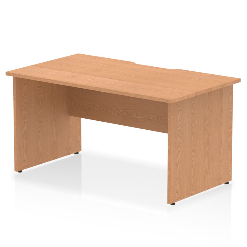 Surge Scalloped Edge 1400mm Straight Desk Panel End Leg - Image 5