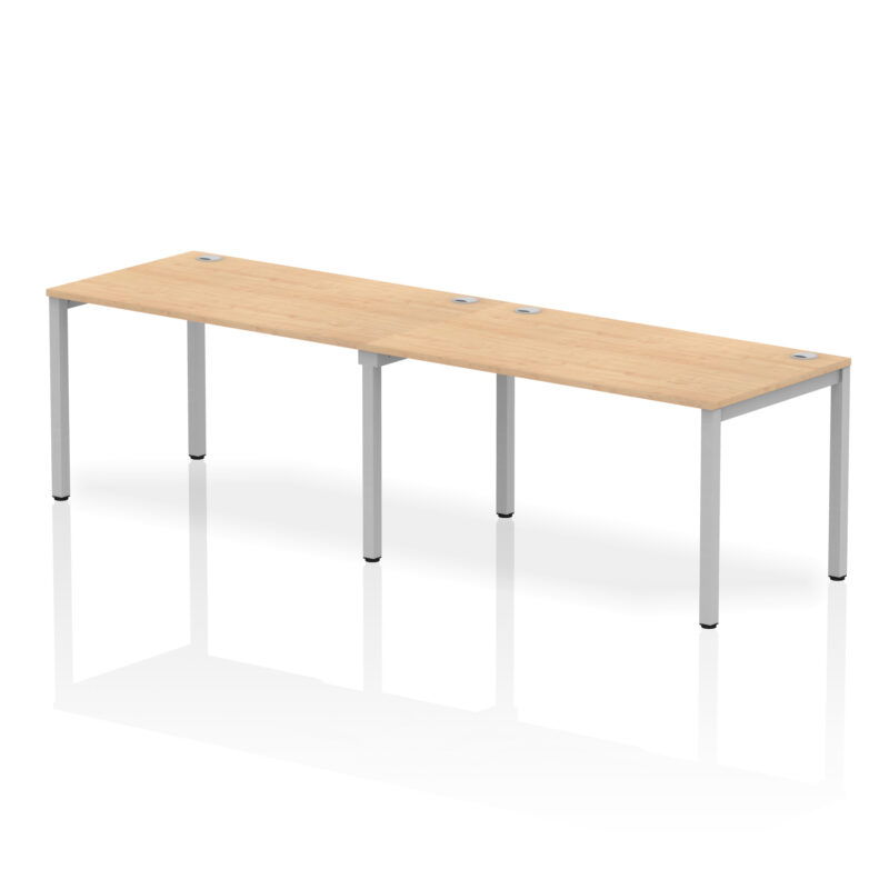 Surge Single Row Bench Desk - 2 Person - Image 17
