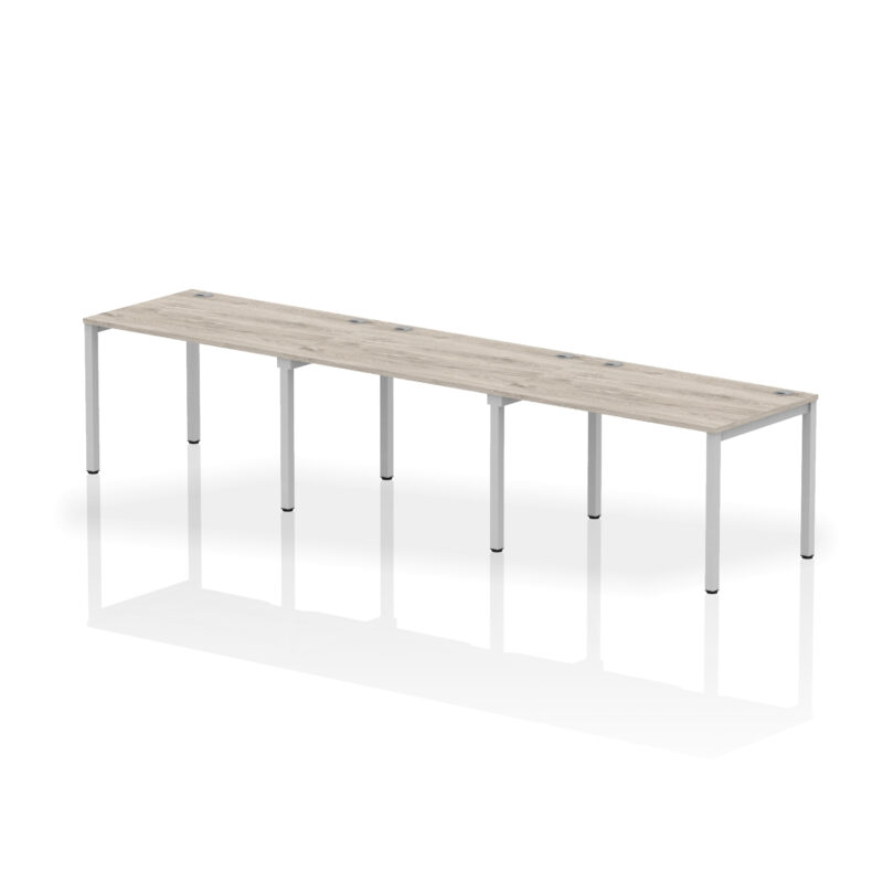 Surge Single Row Bench Desk - 3 Person - Image 3