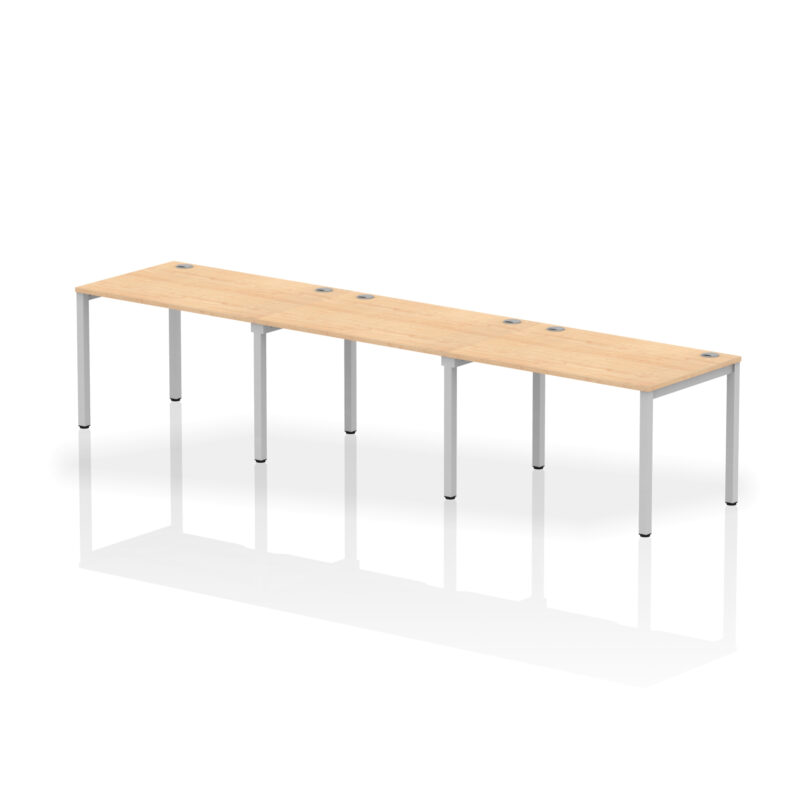 Surge Single Row Bench Desk - 3 Person - Image 5