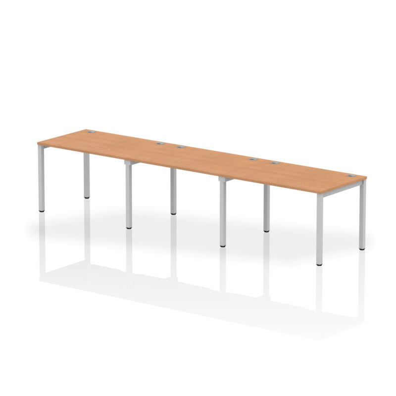 Surge Single Row Bench Desk - 3 Person - Image 7