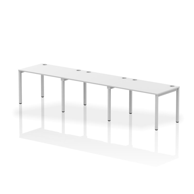 Surge Single Row Bench Desk - 3 Person - Image 11