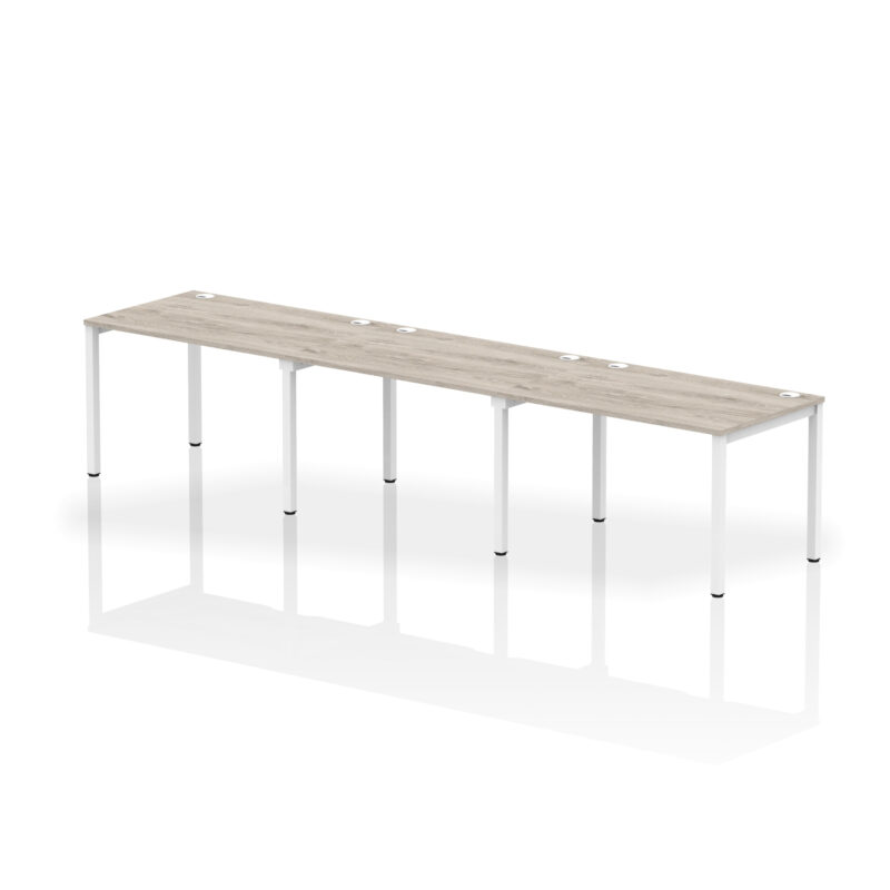 Surge Single Row Bench Desk - 3 Person - Image 4
