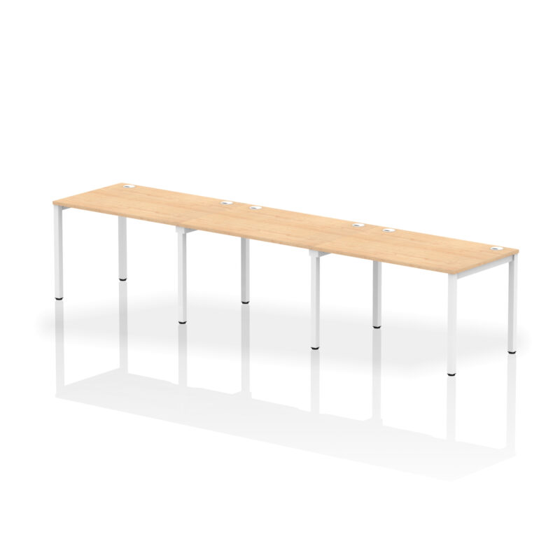 Surge Single Row Bench Desk - 3 Person - Image 6