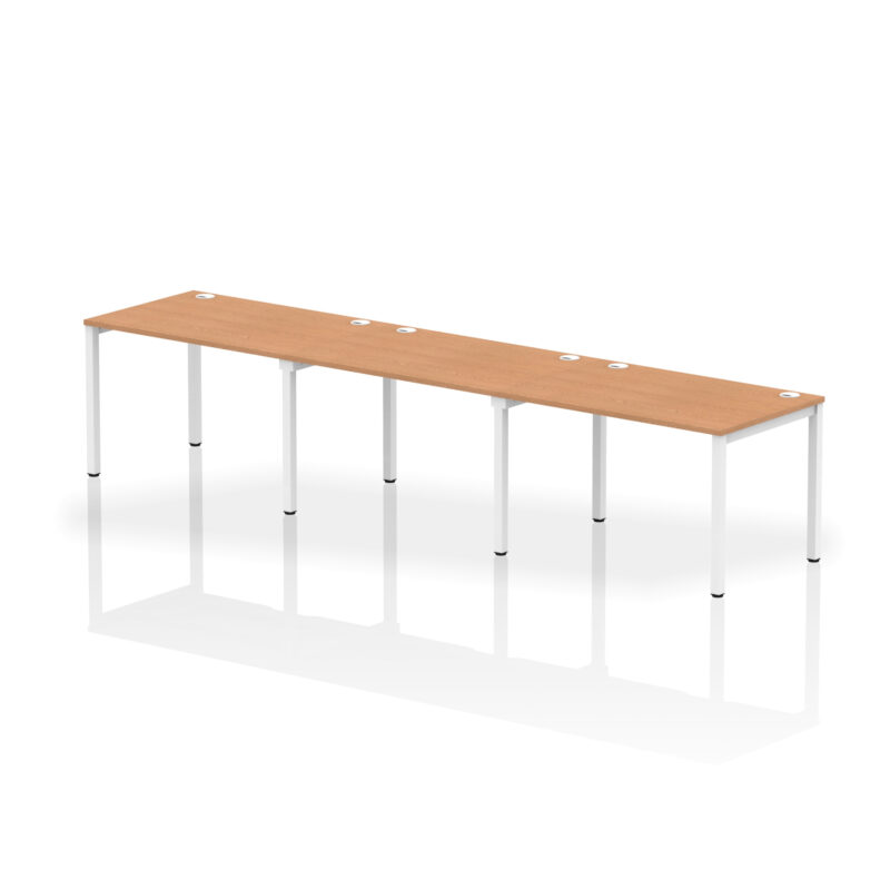 Surge Single Row Bench Desk - 3 Person - Image 8