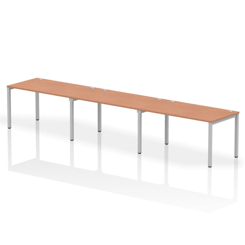Surge Single Row Bench Desk - 3 Person - Image 13