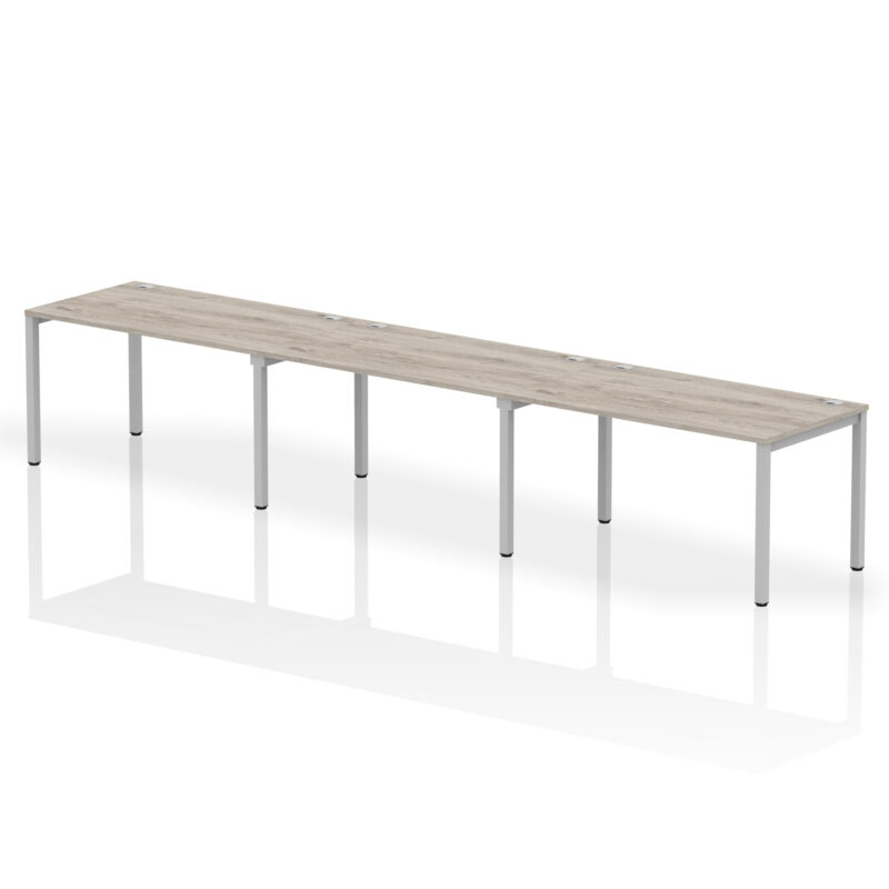 Surge Single Row Bench Desk - 3 Person - Image 15