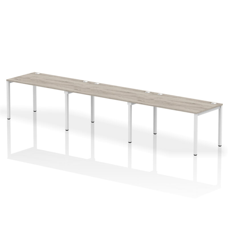 Surge Single Row Bench Desk - 3 Person - Image 16