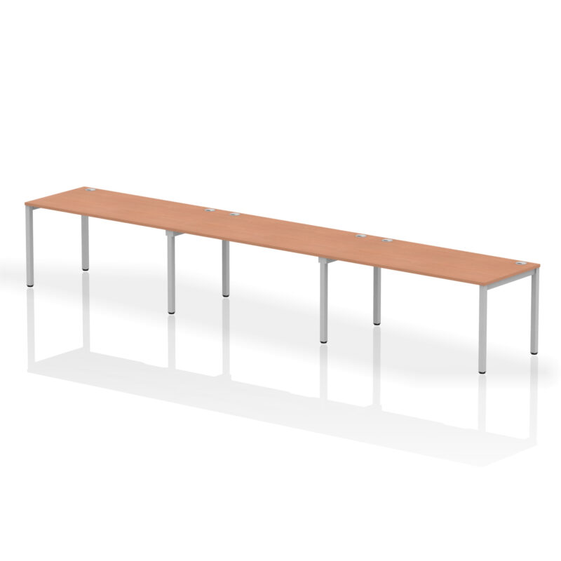 Surge Single Row Bench Desk - 3 Person - Image 25