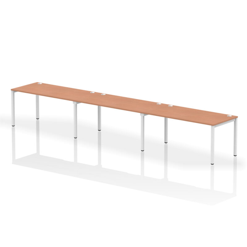 Surge Single Row Bench Desk - 3 Person - Image 26