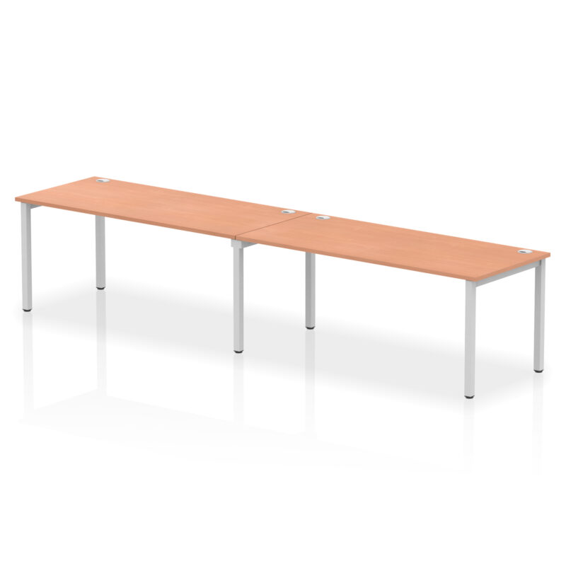 Surge Single Row Bench Desk - 2 Person - Image 37