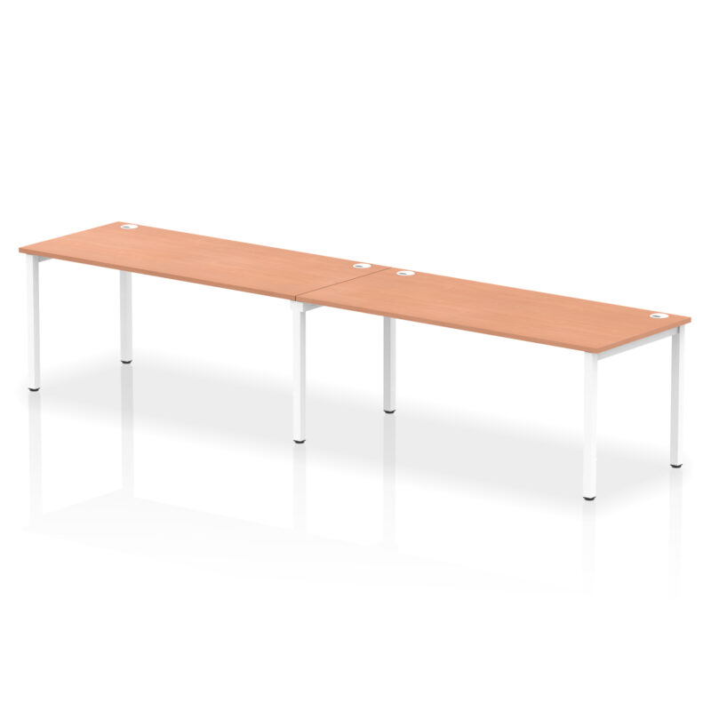 Surge Single Row Bench Desk - 2 Person - Image 38