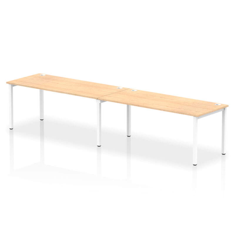 Surge Single Row Bench Desk - 2 Person - Image 42