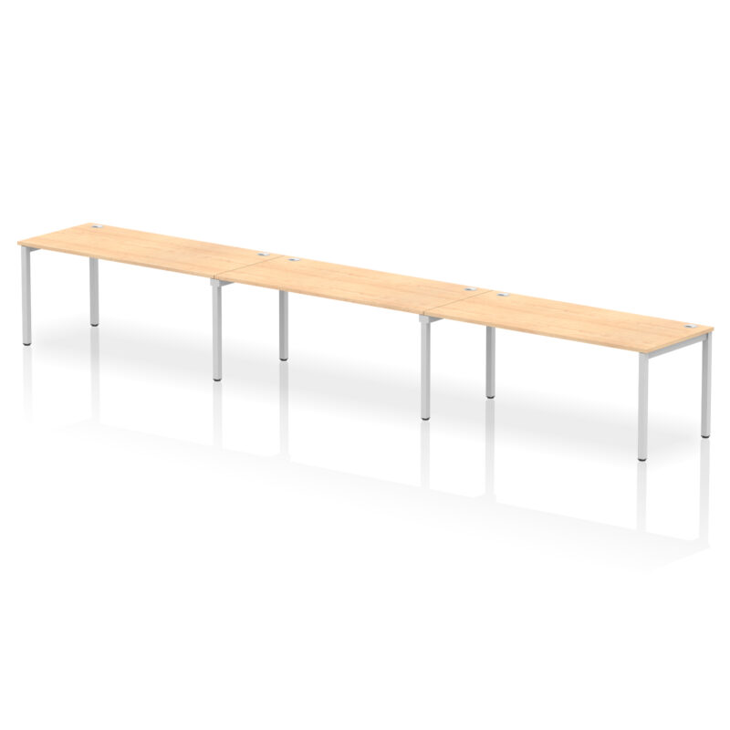 Surge Single Row Bench Desk - 3 Person - Image 41