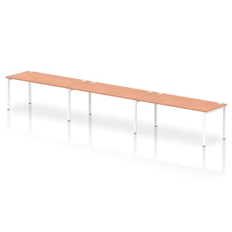 Surge Single Row Bench Desk - 3 Person - Image 38
