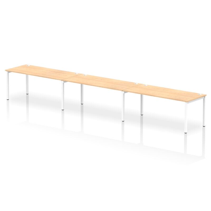 Surge Single Row Bench Desk - 3 Person - Image 42