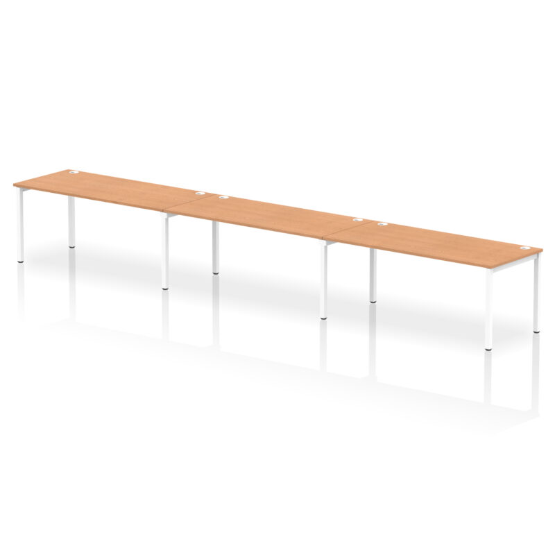 Surge Single Row Bench Desk - 3 Person - Image 44