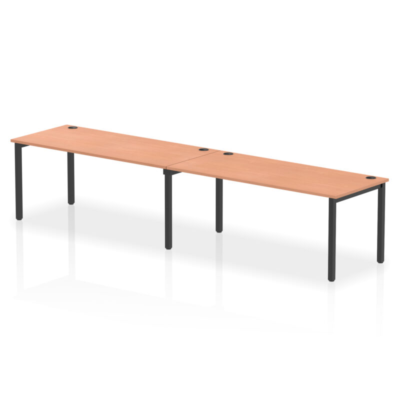 Surge Single Row Bench Desk - 2 Person - Image 76