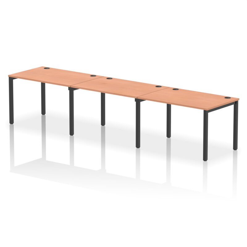 Surge Single Row Bench Desk - 3 Person - Image 49