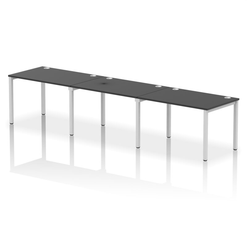 Surge Single Row Bench Desk - 3 Person - Image 51
