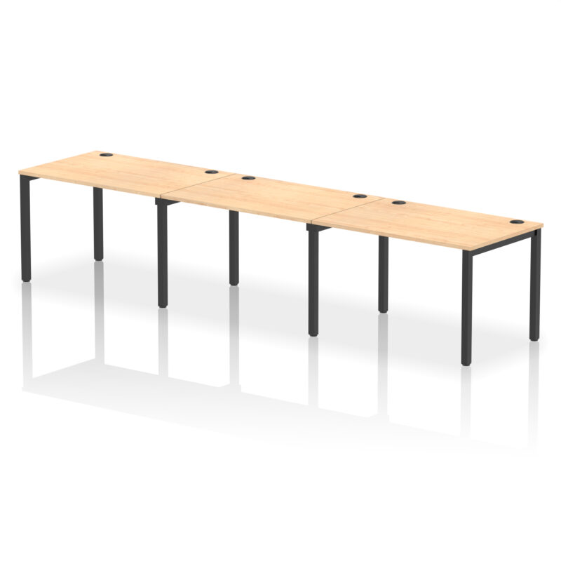 Surge Single Row Bench Desk - 3 Person - Image 54