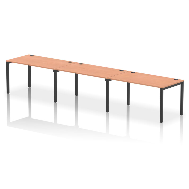 Surge Single Row Bench Desk - 3 Person - Image 58