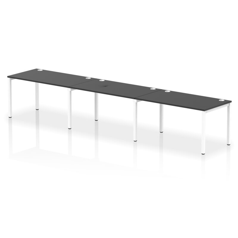 Surge Single Row Bench Desk - 3 Person - Image 61