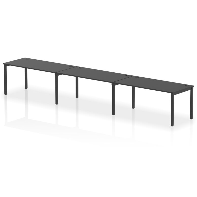 Surge Single Row Bench Desk - 3 Person - Image 68