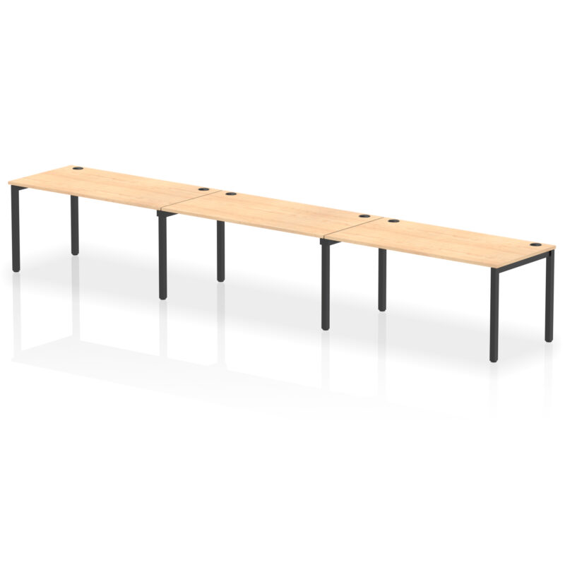 Surge Single Row Bench Desk - 3 Person - Image 72