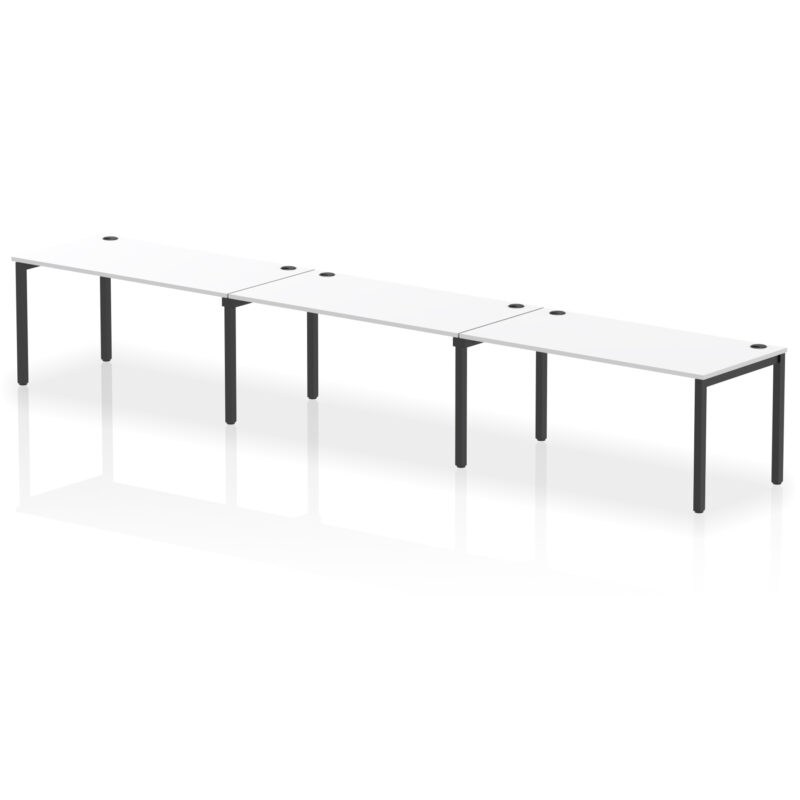 Surge Single Row Bench Desk - 3 Person - Image 74