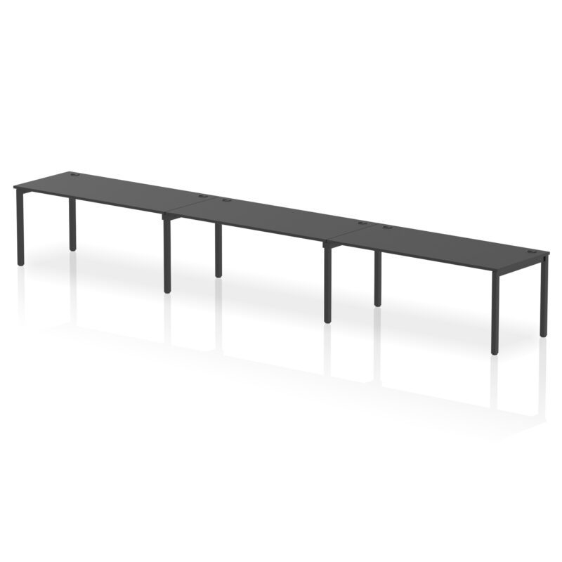 Surge Single Row Bench Desk - 3 Person - Image 77