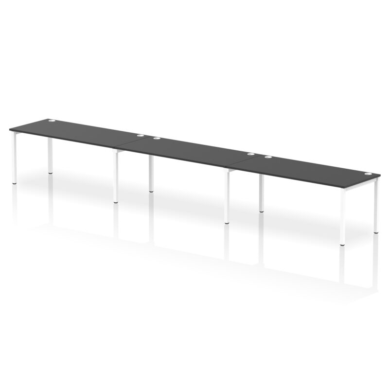 Surge Single Row Bench Desk - 3 Person - Image 79